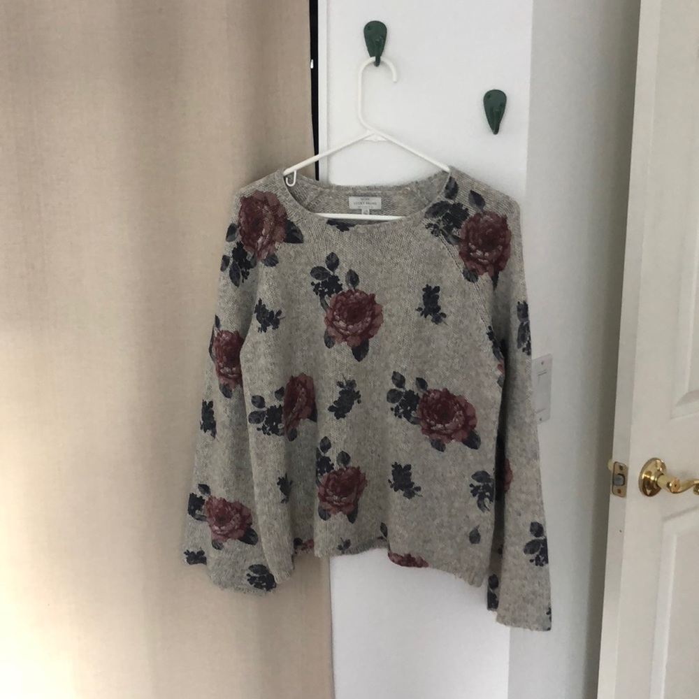 lucky brand rose sweater